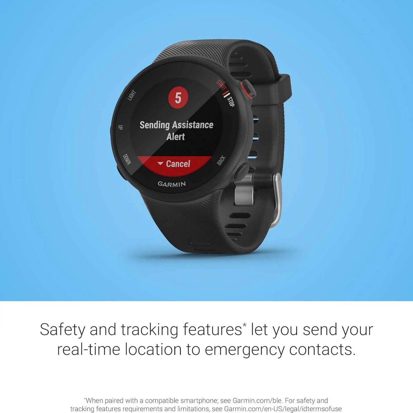Garmin Forerunner 45S, 39mm Easy-to-use GPS Running Watch with Coach Free Training Plan Support  (Refurbished)