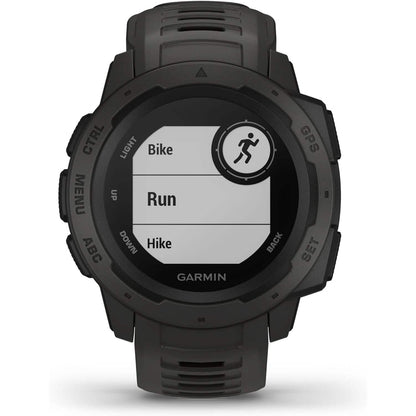 Garmin Instinct, Rugged Outdoor Watch with GPS  (Refurbished)