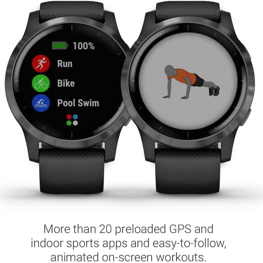 Garmin Vivoactive 4 GPS Smartwatch  (Refurbished)