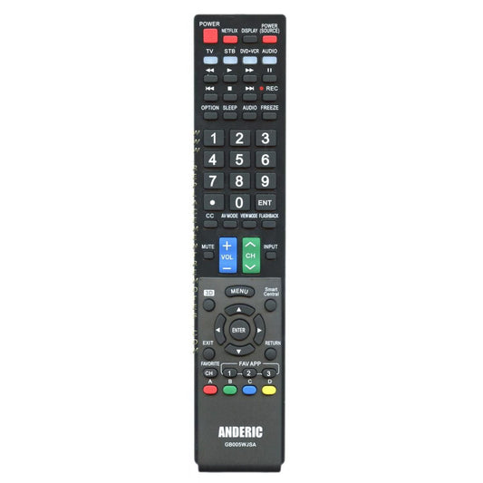 Anderic GB005WJSA Replacement TV Remote Control for Sharp