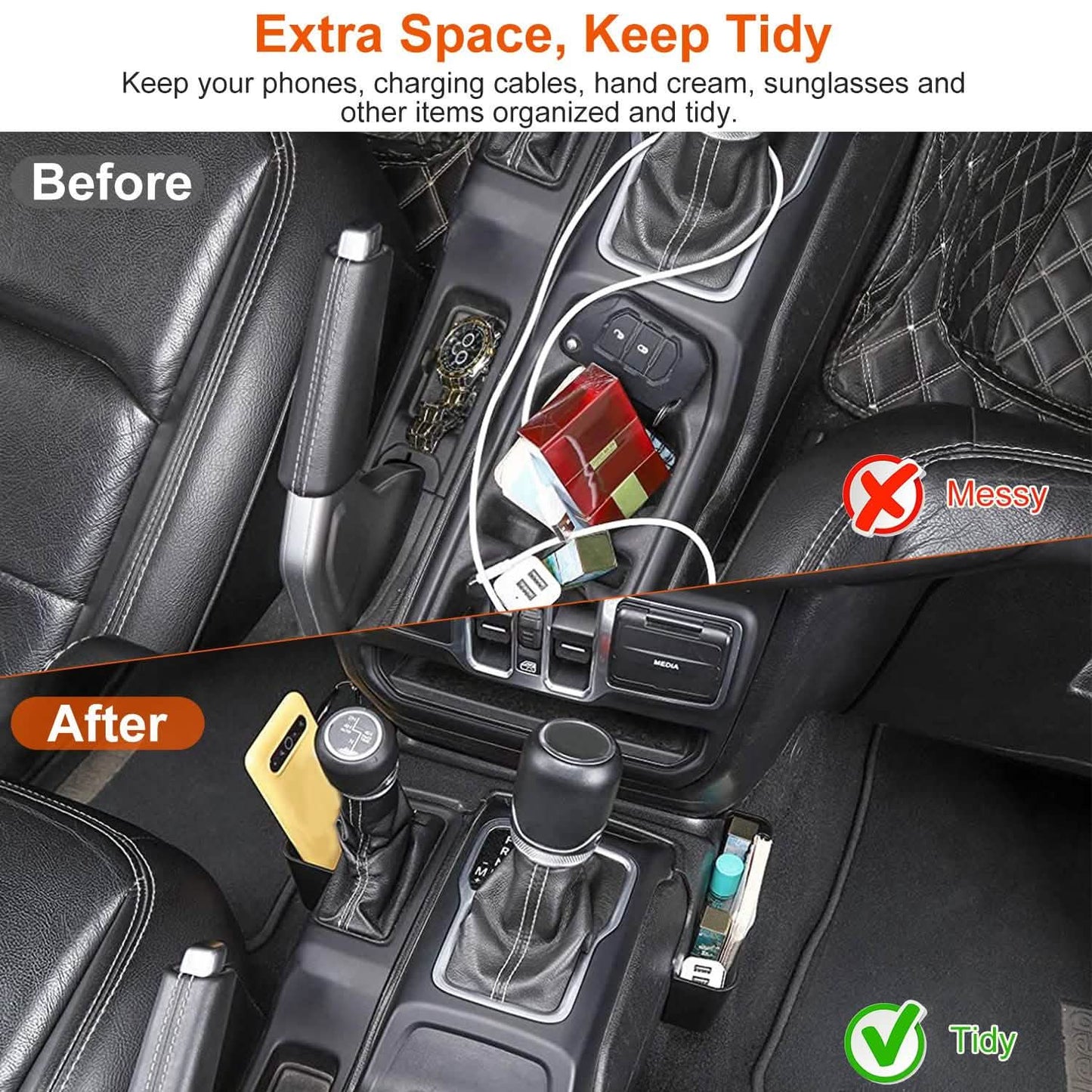 Gear Shift Console Side Tray