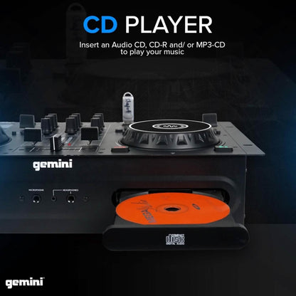 Gemini Sound CDM-4000BT DJ Mixer (Refurbished)