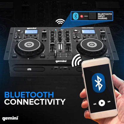 Gemini Sound CDM-4000BT DJ Mixer (Refurbished)