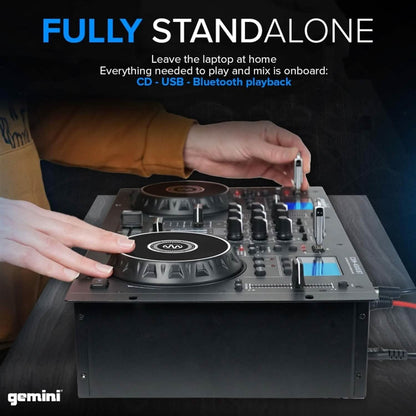 Gemini Sound CDM-4000BT DJ Mixer (Refurbished)