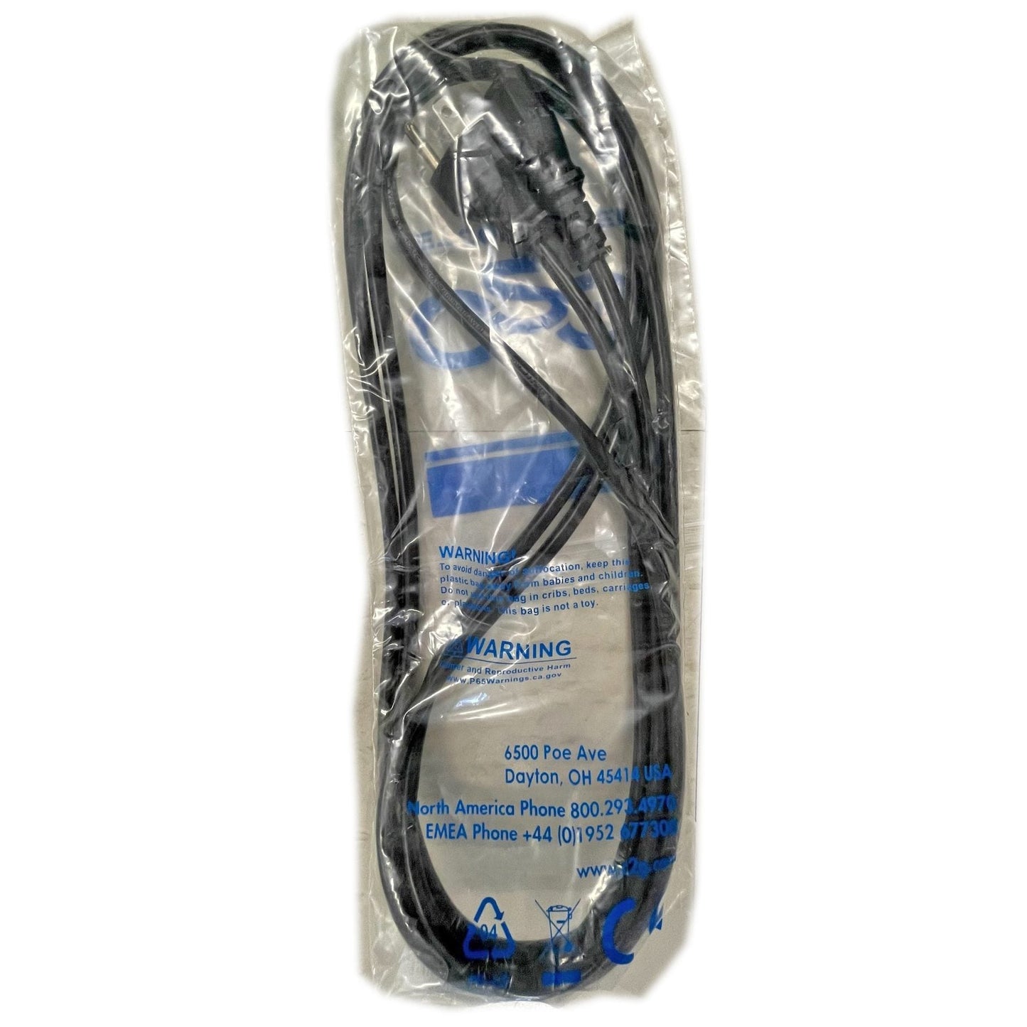 Anderic Universal 10 Foot AC AWG Power Cable | 3 Prong | 3 Prong Female - 10FT3PPC