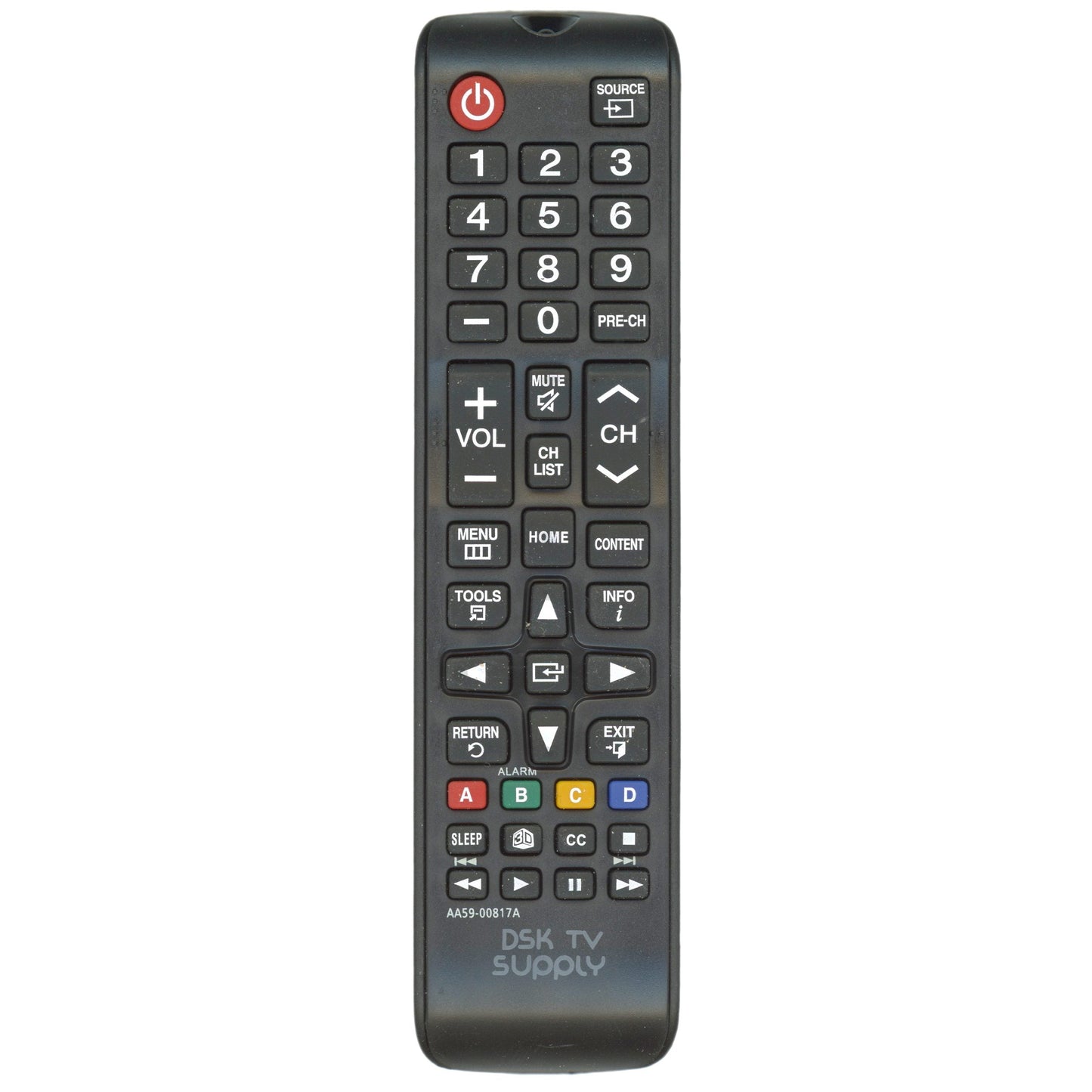 Samsung AA59-00818A Hospitality TV Remote Control | IR only | 2012 - AA5900818A