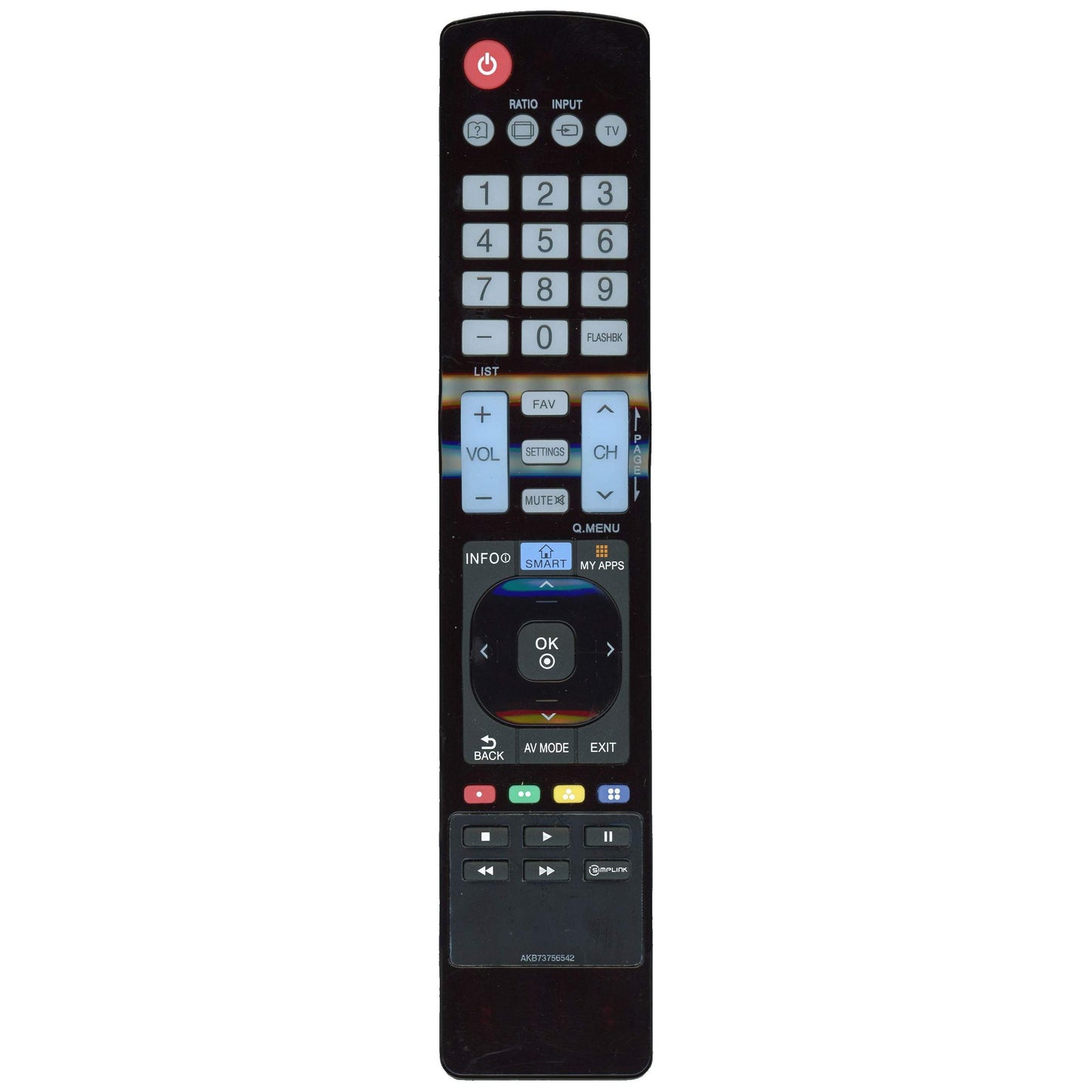Anderic Generic AKB73756542 for LG TV Remote Control