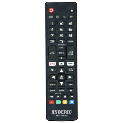 Anderic AKB75095307 Replacement TV Remote Control for LG