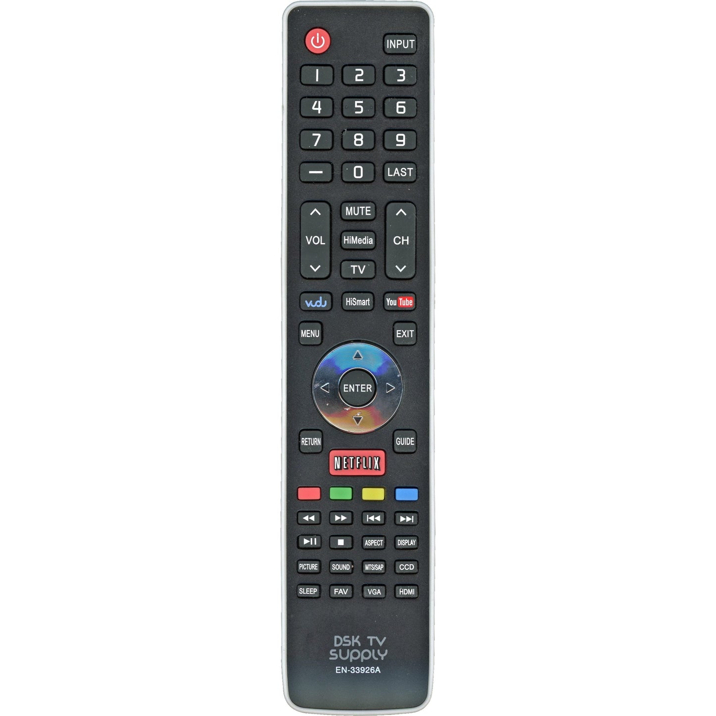 Anderic EN33926A For Hisense TV Remote Control