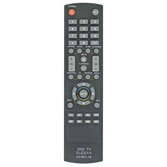 Anderic Generic LCRC114 For Sharp TV Remote Control