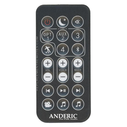 Anderic Generic RE6915-1 For Polk Sound Bar Remote Control