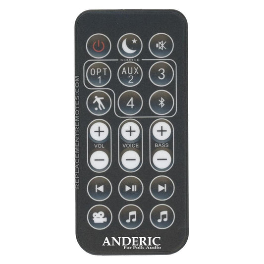 Anderic Generic RE6915-1 For Polk Sound Bar Remote Control