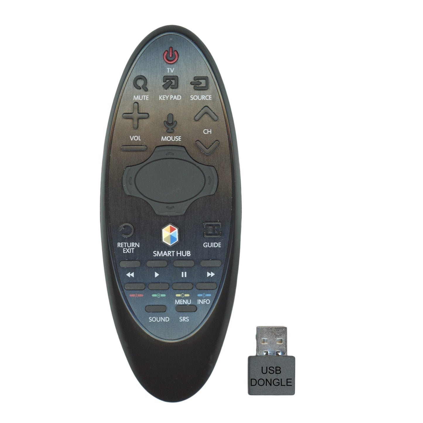 Substitute for Samsung BN59-01185F Smart TV Remote Control with Cursor - BN5901185F [SR7557, No Voice]