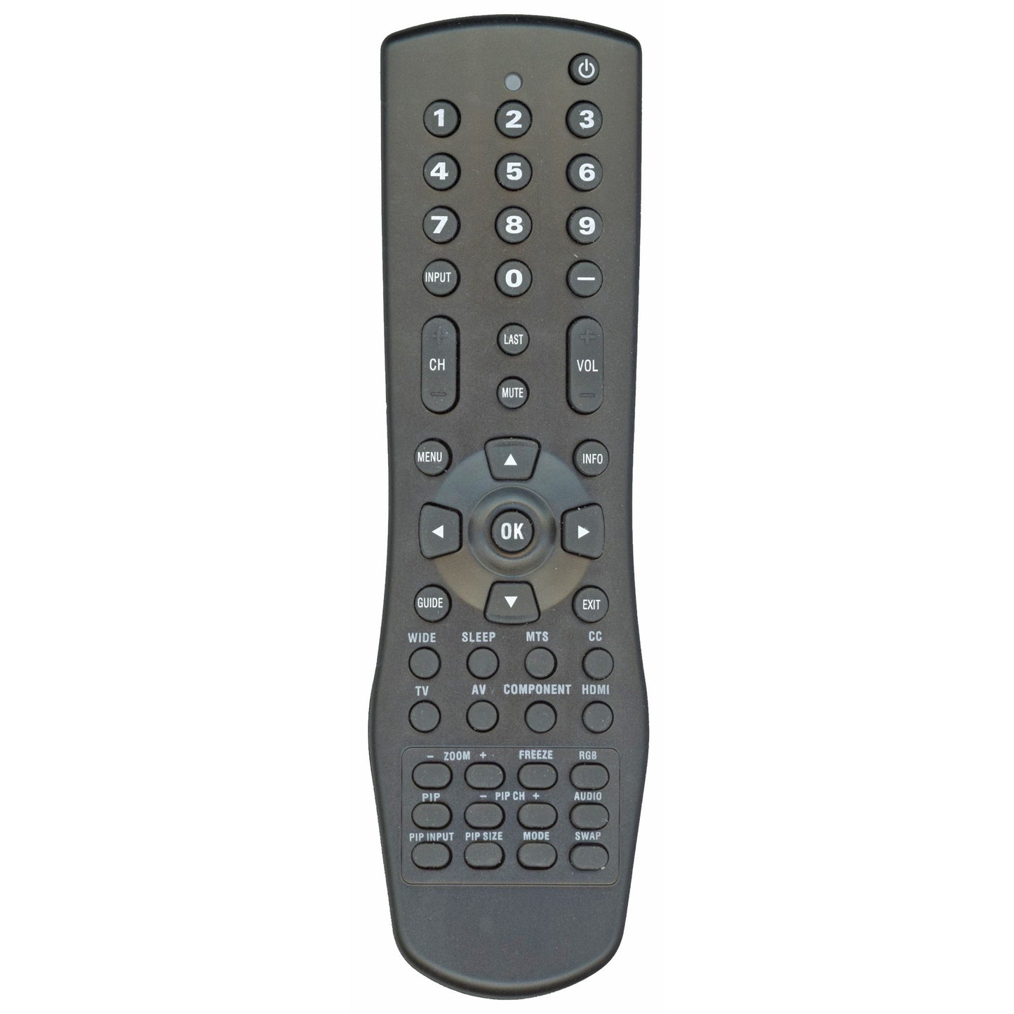Vizio VR10 Standard TV Remote Control | IR - L98GRABD7NEVZJ