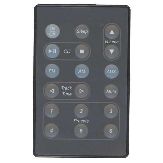 Anderic Generic WAV001 for Bose WaveRadio CD Gray Audio Remote Control