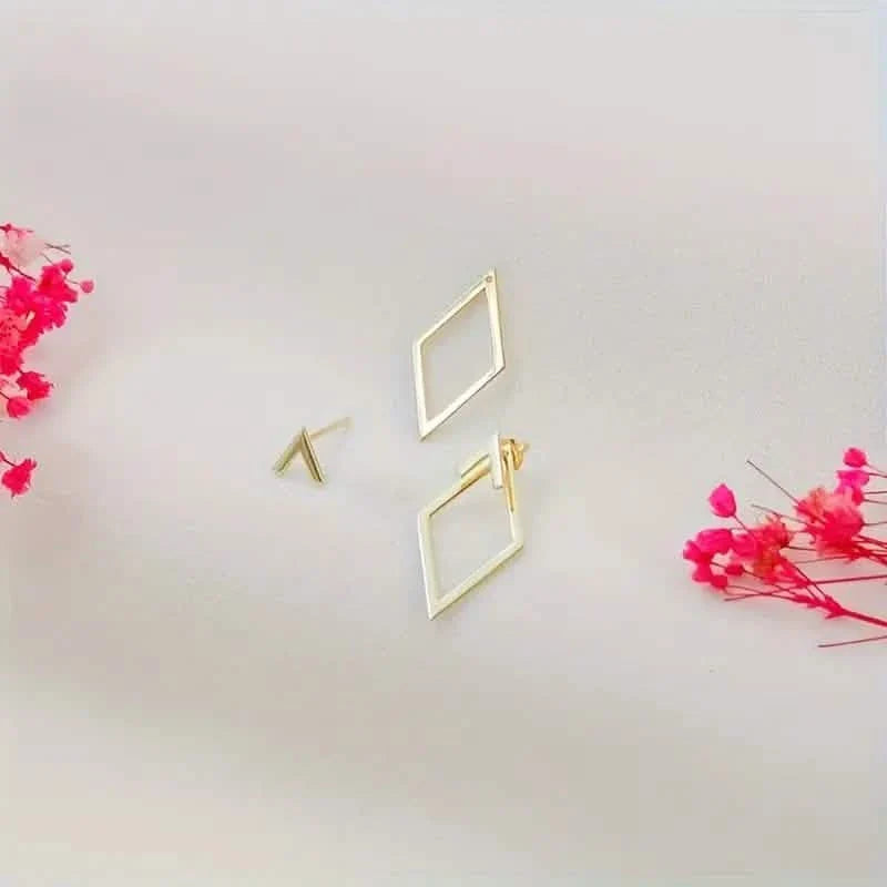 Geometric Stud Earrings