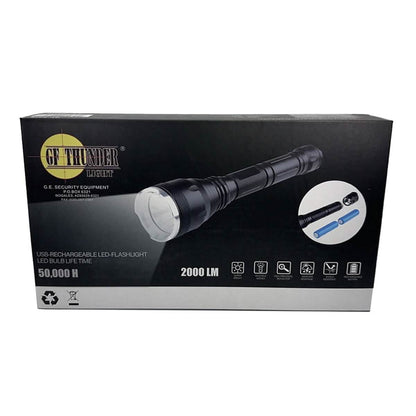GF Thunder Rechargeable 2000 Lumen Flashlight