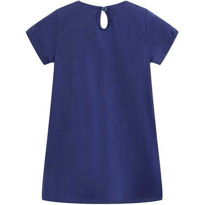 Girls Cotton Casual Jersey Dresses