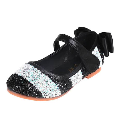 Girls' Glitters PU Sequined Jeweled Flat Shoes