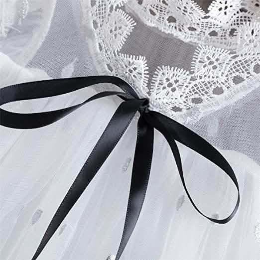 Girl's Wedding Lace Tulle Vintage Dress