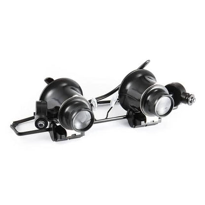 Glasses Type 20X Magnifier With White Led Light