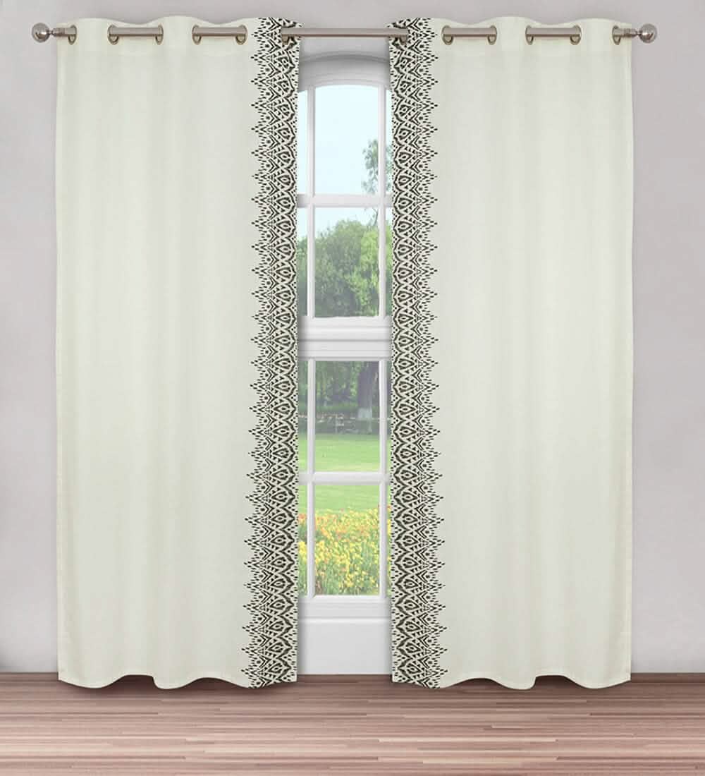 2-Piece Set: Global Capetown Printed Window Panel Pair