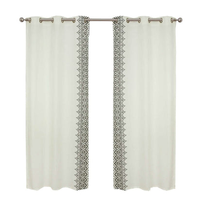 2-Piece Set: Global Capetown Printed Window Panel Pair