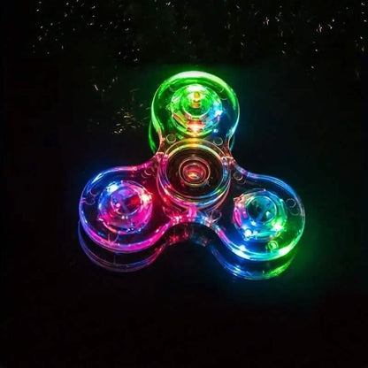 Glow-in-the-Dark LED Fidget Spinner