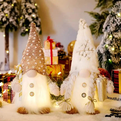 Glowing Santa Rudolph Doll