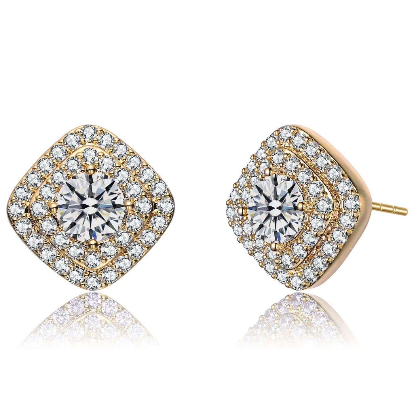 Gold Plated Stud Earrings