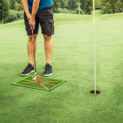 Golf Training Mat for Swing Detection Batting Path Feedback
