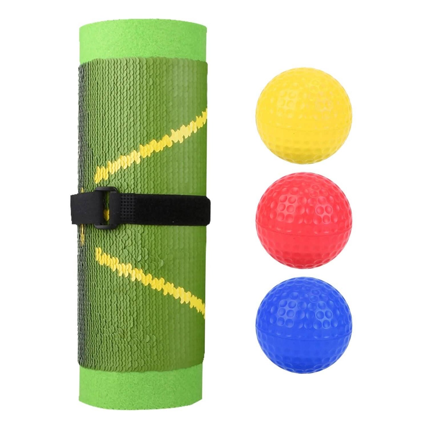 Golf Training Mat for Swing Detection Batting Path Feedback