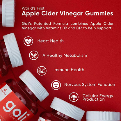 Goli Apple Cider Vinegar Gummy Vitamins by Goli Nutrition