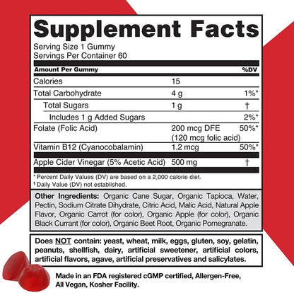 Goli Apple Cider Vinegar Gummy Vitamins by Goli Nutrition