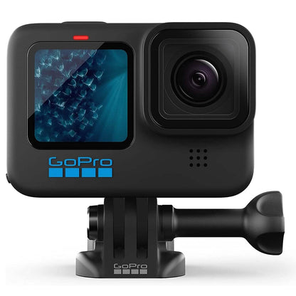 GoPro HERO11 Black - Waterproof Action Camera with 5.3K60 Ultra HD Video, 27MP Photos, 1/1.9" Image Sensor, Live Streaming, Webcam, Stabilization (Refurbished)