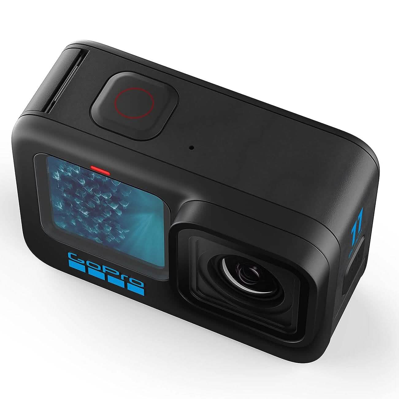 GoPro HERO11 Black - Waterproof Action Camera with 5.3K60 Ultra HD Video, 27MP Photos, 1/1.9" Image Sensor, Live Streaming, Webcam, Stabilization (Refurbished)