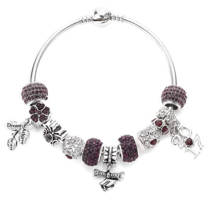 Graduation Charm Bracelet