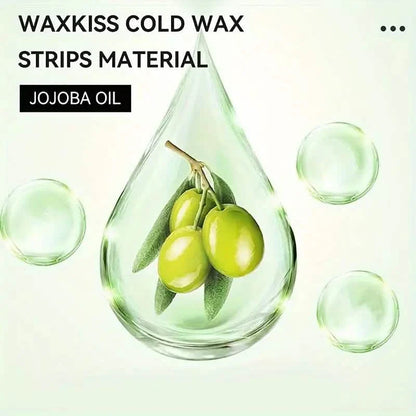 20-Pack: Green Aloe Vera Hair Removal Wax Strips