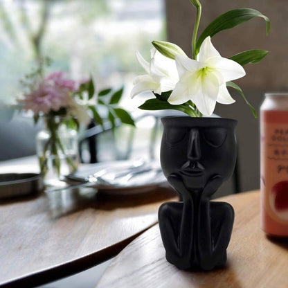 Greneric Character Portrait Flower Pot Resin Succulents Plant Pot