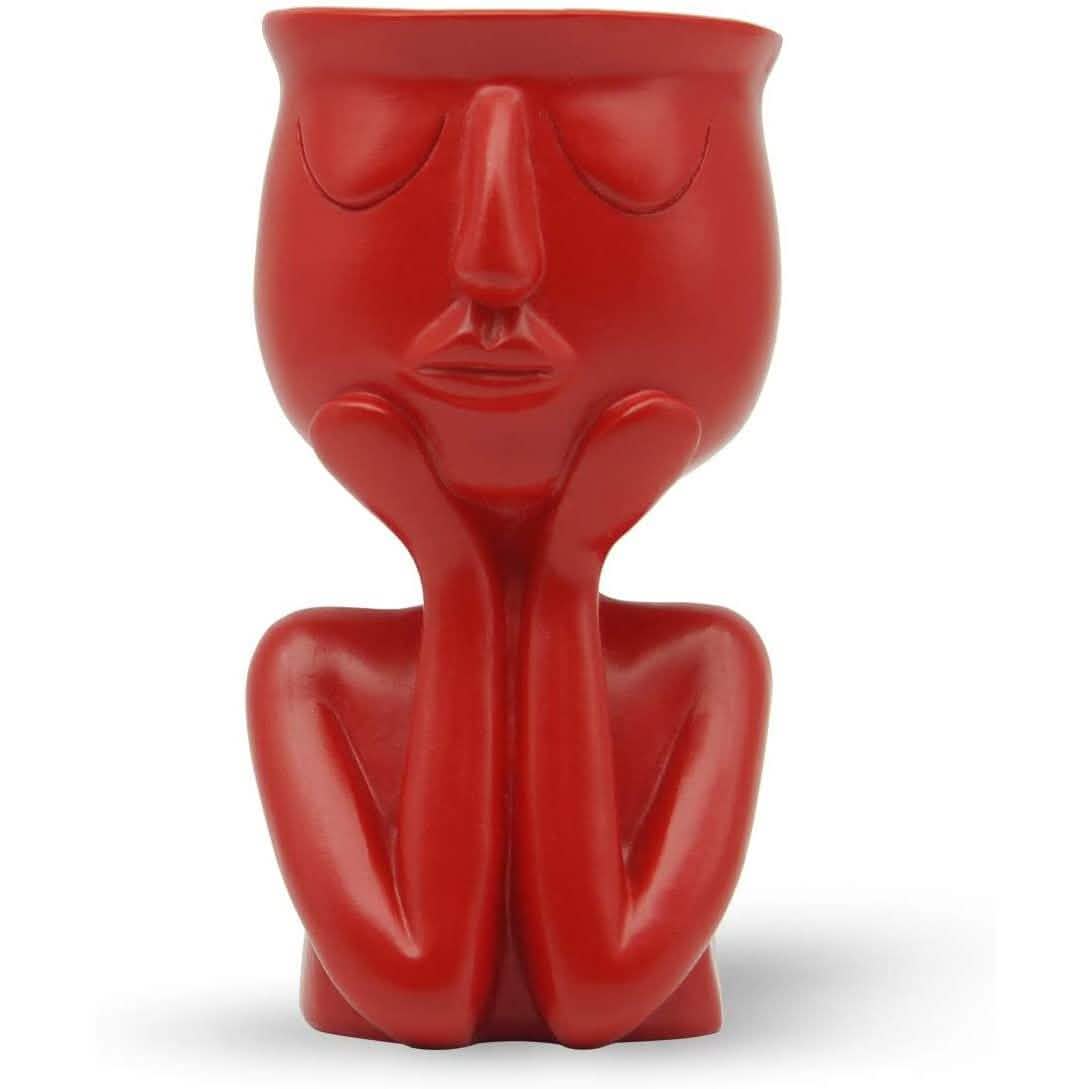 Greneric Character Portrait Flower Pot Resin Succulents Plant Pot