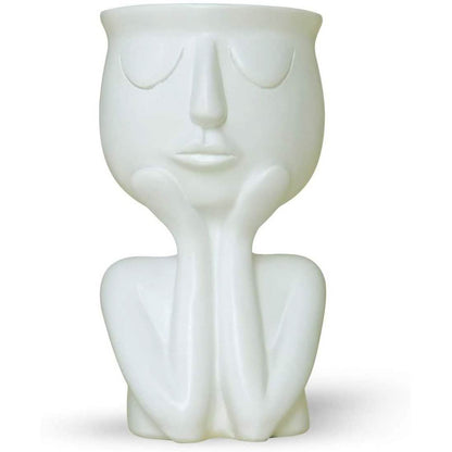 Greneric Character Portrait Flower Pot Resin Succulents Plant Pot