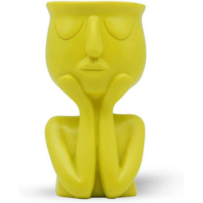 Greneric Character Portrait Flower Pot Resin Succulents Plant Pot