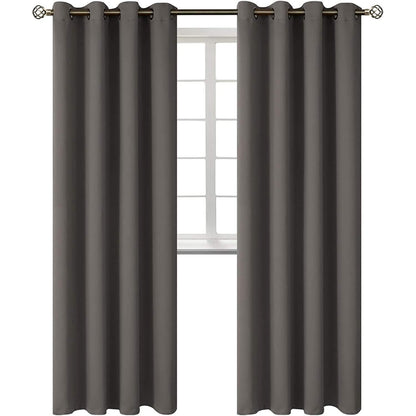 Grommet Top Room Darkening Blackout Curtain Panels