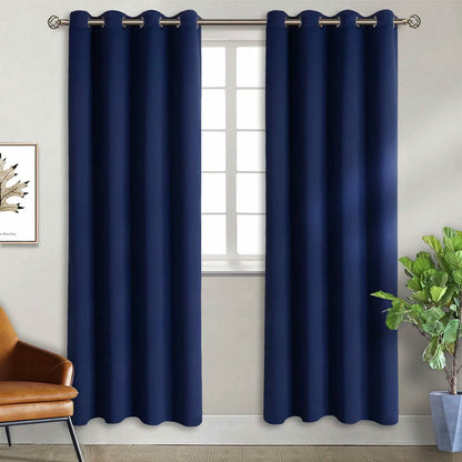 Grommet Top Room Darkening Blackout Curtain Panels