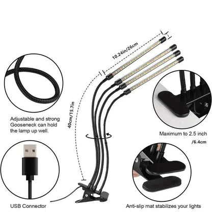 Grow Lights for Seed Starting Auto ON & Off Full Spectrum LED Plant Lights with Timer