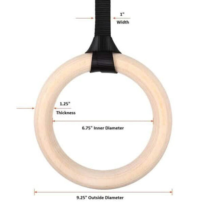 Gymnastic Wood Rings