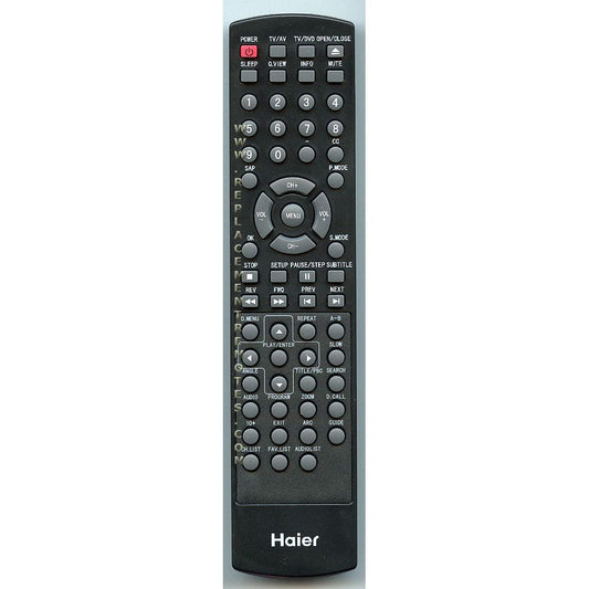 Haier TV562075 TV/DVD Remote Control