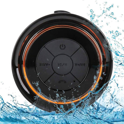HAISSKY Portable Wireless Waterproof Speaker with FM Radio & Suction Cup