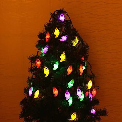 Halloween Cute Ghost LED String Lights Upholstery Lights