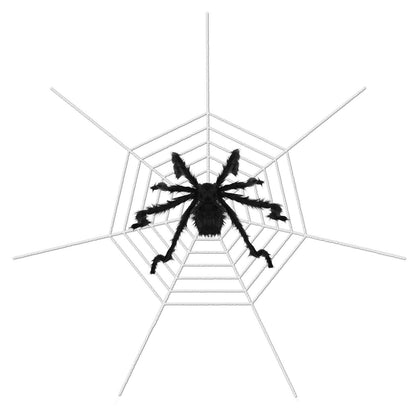 Halloween Decorations Spider 49" with 126" Tarantula Mega Spider Web